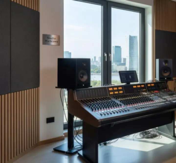 Nowoczesne studio nagrań w Warszawie