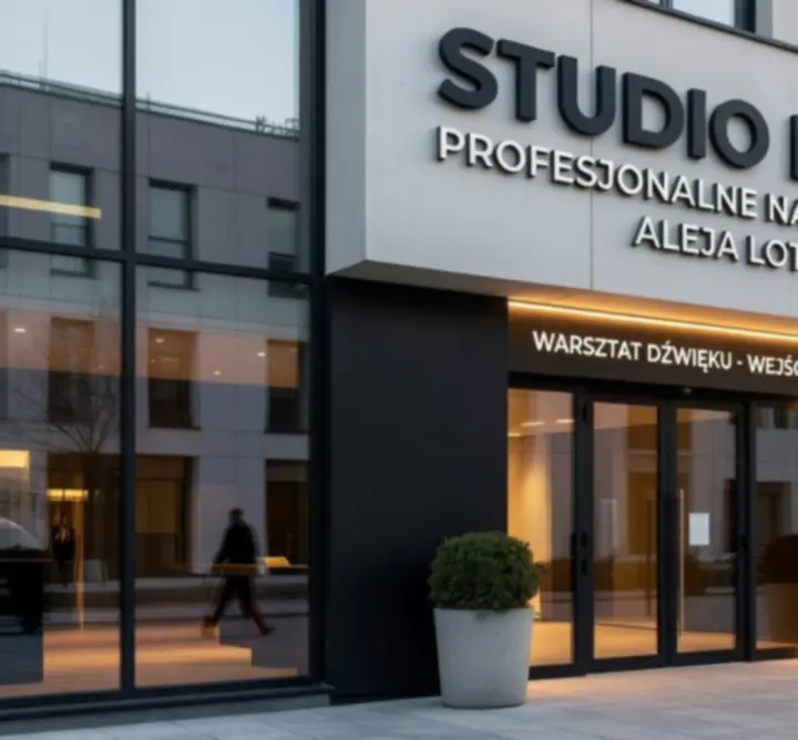 Budynek studia nagrań Faust Music Filip Pacholczyk w Warszawie